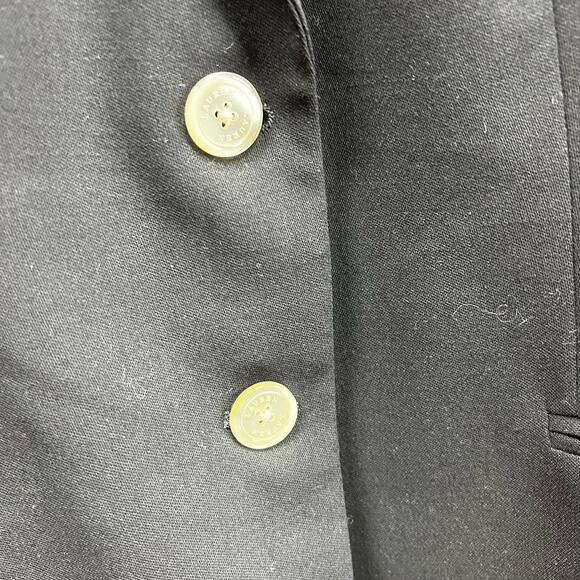Vintage Lauren Ralph Lauren Petite Womens 2 Buttons Blazer Size 8P 100% Wool - Picture 9 of 9